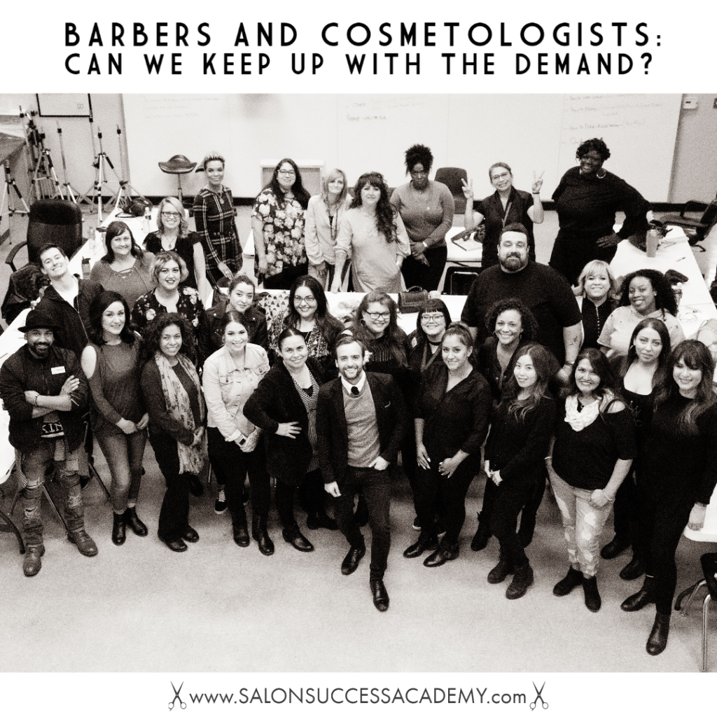 barbering and cosmetology demand